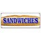 Signmission SANDWICHES BANNER SIGN bread restaurant deli coldcuts meats B-Sandwiches - alternate 1